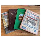 (4) Steam Engine + Tractor Books