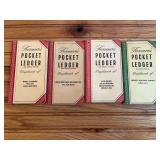 (4) John Deere Farmer's Pocket Ledgers