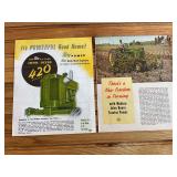 (2) John Deere Tractor Sales Literature