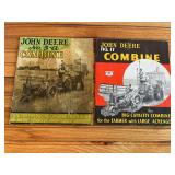 (2) John Deere Combine Sales Literature