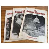 (3) 1929 American Thresherman Magazines