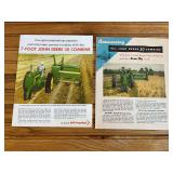 (2) John Deere Combine Sales Literature
