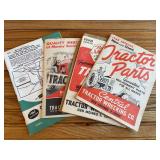 (4) Tractor Parts Catalogs