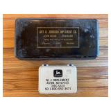 (2) John Deere Metal Box + First Aid Kit