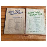 (2) John Deere Handy Farm Account Books