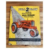 Allis Chalmers WC Sales Literature