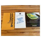 (3) John Deere Equipment Planning Guides + Catalog