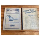 (2) John Deere Handy Farm Account Books