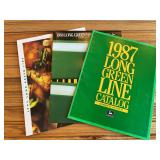 (3) John Deere Long Green Line Catalogs