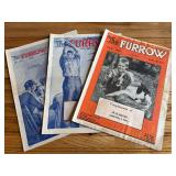 (3) 1942 + 1943 John Deere Furrow Magazines