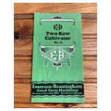 Emerson-Brantingham Two-Row Cultivator Sales Literature