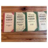 (4) John Deere Farmer's Pocket Ledgers