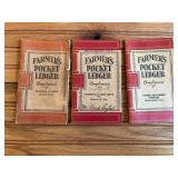 (3) John Deere Farmer's Pocket Ledgers