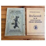 (2) De Laval Cream Separator Manuals