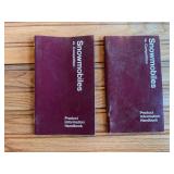 (2) John Deere Snowmobile Competition Product Information Handbooks
