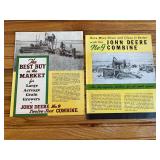 (2) John Deere Combine Sales Literature
