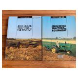(2) John Deere Tractors + Equipment Books, Vol 1+2