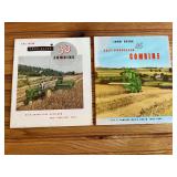(2) John Deere Combine Sales Literature