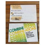 (2) John Deere Combine Sales Literature