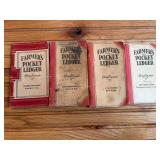 (4) John Deere Farmer's Pocket Ledgers