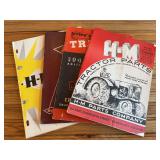 (4) Tractor Parts Catalogs