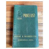 1950 Deere & Webber Co. Price List