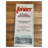 Avery Steel Separator Sales Literature