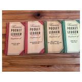 (4) John Deere Farmer's Pocket Ledgers