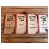 (4) John Deere Farmer's Pocket Ledgers