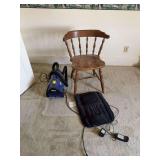 Dirt Devil Breeze Vacuum, Chair, 2 Filing Cabinets