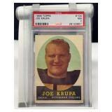 1958 Topps Joe Krupa #104 Pittsburgh Steelers PSA 7