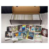 Baseball Trading Card Collection in Storage Box