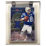 2003 Fleer Snapshot Projections Peyton Manning Game-Worn Jersey Relic Card #NP-PM 088/250