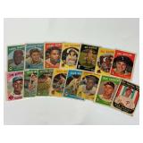 (12) 1959 Topps Baseball Card Lot