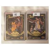 (2) 2008-09 Upper Deck MVP Kobe Bryant Cards (Game 35 & Game 81)