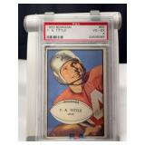 1953 Bowman Y. A. Tittle #56 PSA 4