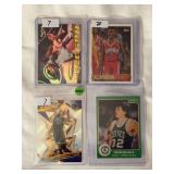 (4) NBA Basketball Cards