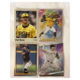 (4) 2024 Topps Paul Skenes Cards Including Rookie and Insert Cards