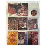 (9) Michael Jordan Chicago Bulls Basketball Card Collection
