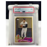1989 Topps Jim Abbott #573 Rookie Card PSA 9