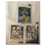 (3) Peyton Manning Rookies & Early Football Cards