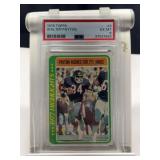 1978 Topps Walter Payton #3 1977 Highlights PSA 6