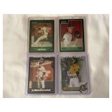 (4) Baseball Rookie Cards: 2007 Bowman Chrome Tim Lincecum #217, 2006 Bowman Chrome Jon Lester #BDP22, 2007 Topps Tim Lincecum #UH158, 2022 Bowman Chrome Max Muncy #BCP-89