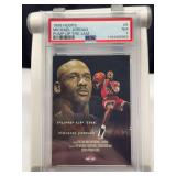 1998 Hoops Michael Jordan Pump Up The Jam #5 PSA 7