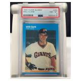 1987 Fleer Glossy Will Clark #269 PSA 8