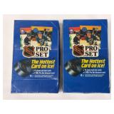 (2) 1990 Pro Set NHL Hockey Series 1 Wax Box Lot (2 Boxes)