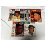 (5) Sport Magazine Issues Featuring Willie Mays