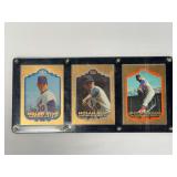 1992 Bleachers Nolan Ryan 23Kt Gold Border Card Set of Three