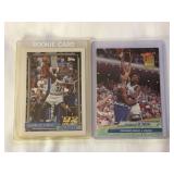 (2) 1992 Topps #362 Shaquille O