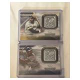 (2) 2021 Topps Baseball Update Series Commemorative 70th Anniversary Patch Lot: Willie Stargell T70P-WST and Dave Winfield T70P-DW